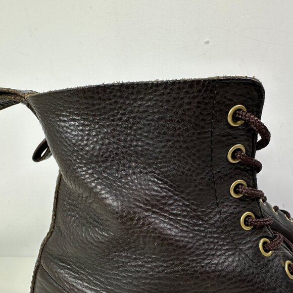 Dr. Martens Pebbles Leather Lace Up Boots Dark Brown Men's Size 11 - Picture 4 of 16